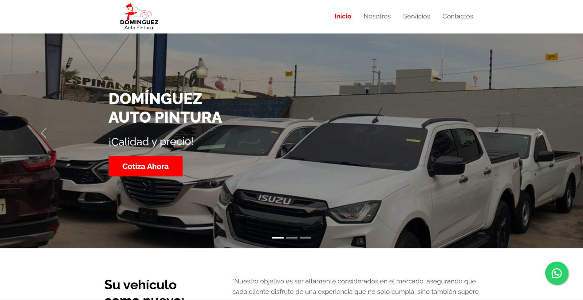 Dominguez Auto Painting Website
